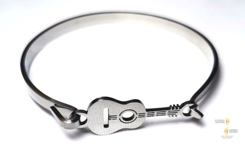 Branzoletka - gitara, stal nierdzewna Branzoletka - gitara, stal nierdzewna