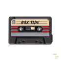 Pin, przypinka - kaseta, Mix tape