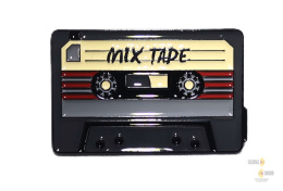 Pin, przypinka - kaseta, Mix tape