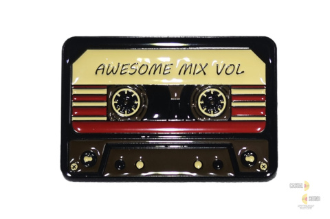 Pin, przypinka - kaseta, Awesome Mix Vol Pin, przypinka - kaseta, Awesome Mix Vol