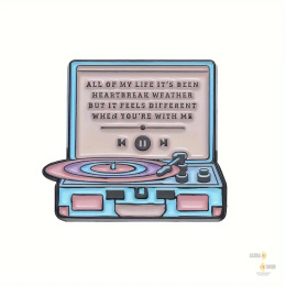 Pin, przypinka - gramofon